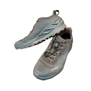 Lowa Gray Hiking Sneakers Goretex Low Profile Trail Shoes Outdoor Gorpcore 7.5